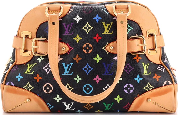 Louis Vuitton Black Monogram Multicolore Claudia Bag