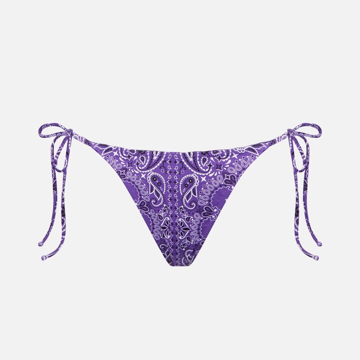 MC2 Saint Barth Woman Cheeky Swim Briefs With Bandanna Print