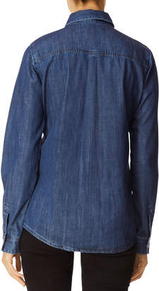 J Brand Perfect Denim Button-Front Long-Sleeve Shirt