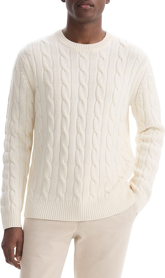 Theory Montana Wool Cable-Knit Sweater