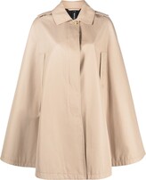 Halleigh cotton cape coat 
