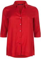 Thumbnail for your product : Marina Rinaldi Buttoned Linen Shirt