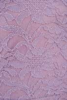 Thumbnail for your product : Quiz Lilac Glitter Lace Dip Hem Dress