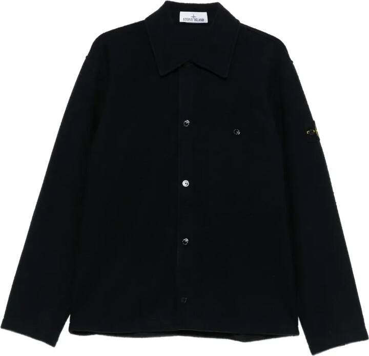 Stone Island Classic-Collar Shirt Jacket