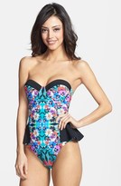 Thumbnail for your product : Red Carter 'Floriculture' Peplum Underwire One-Piece Swimsuit