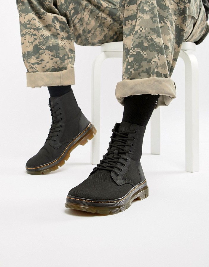 dr martens black combs tech boots
