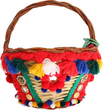  ZYYMMNN Women Beach Straw Bags Sunflower Cherry Woven Bucket Bag  Female Lace Shoulder Bag Handbag and Purses 24X16.5X6.5cm : Clothing, Shoes  & Jewelry