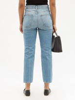 Thumbnail for your product : B Sides Louis High-rise Cropped Straight-leg Jeans - Denim