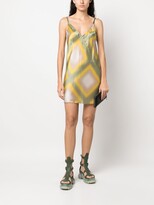 Thumbnail for your product : Rick Owens Geometric-Print Sleeveless Dress