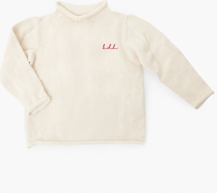 A Soft Idea Natural Roll Neck Sweater