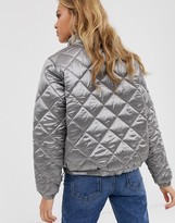Thumbnail for your product : Wednesday's Girl quilted bomber jacket