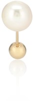 Thumbnail for your product : Sophie Bille Brahe Elipse Simple 14kt gold pearl earring