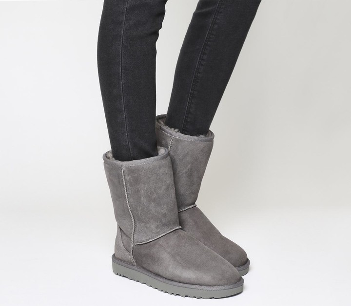 Short Grey Ugg Boots | Shop the world's largest collection of fashion |  ShopStyle UK