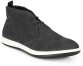 Thumbnail for your product : Giorgio Armani Perforated Suede Chukka Sneakers