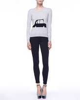 Thumbnail for your product : Burberry Wool-Cashmere Taxi Sweater