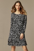 Thumbnail for your product : Wallis Black Polka Dot Peplum Shift Dress