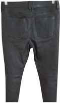 Thumbnail for your product : Acne 19657 ACNE Black Leather Trousers