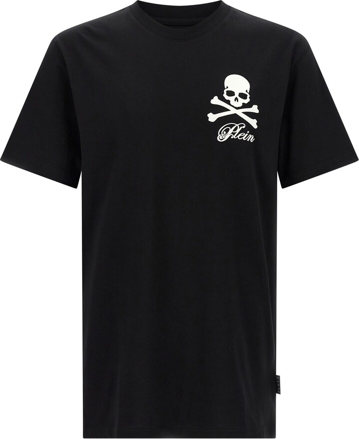 Philipp Plein 'skull & Bones' Print T-shirt