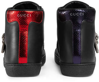 Gucci Ace high-top sneakers with Dionysus buckle