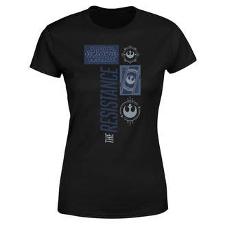 Star Wars The Resistance Black Women's T-Shirt