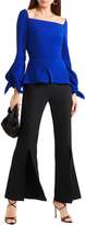 Thumbnail for your product : Roland Mouret Wicklow Crepe Peplum Top