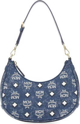 Crossbody bag MCM Blue in Synthetic - 27457400