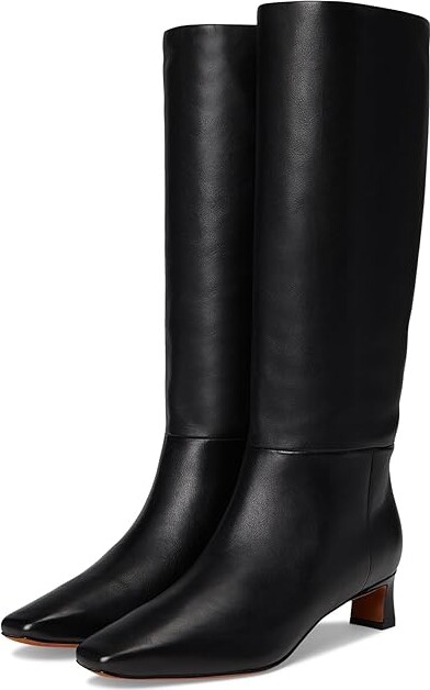 Vince Harlan Tall Pull On Tall Boots Women's Boots Black : 10 M, Leather