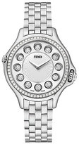 Thumbnail for your product : Fendi Crazy Carats Diamond, Multicolor Topaz & Stainless Steel Small Bracelet Watch