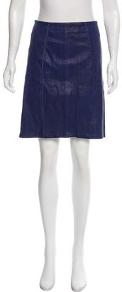 Marc by Marc Jacobs Knee-Length Leather Skirt