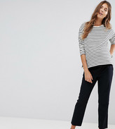 Thumbnail for your product : ASOS DESIGN Maternity chino trousers with under the bump waistband