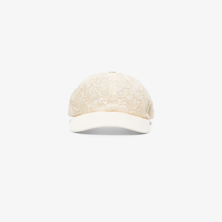white gucci cap