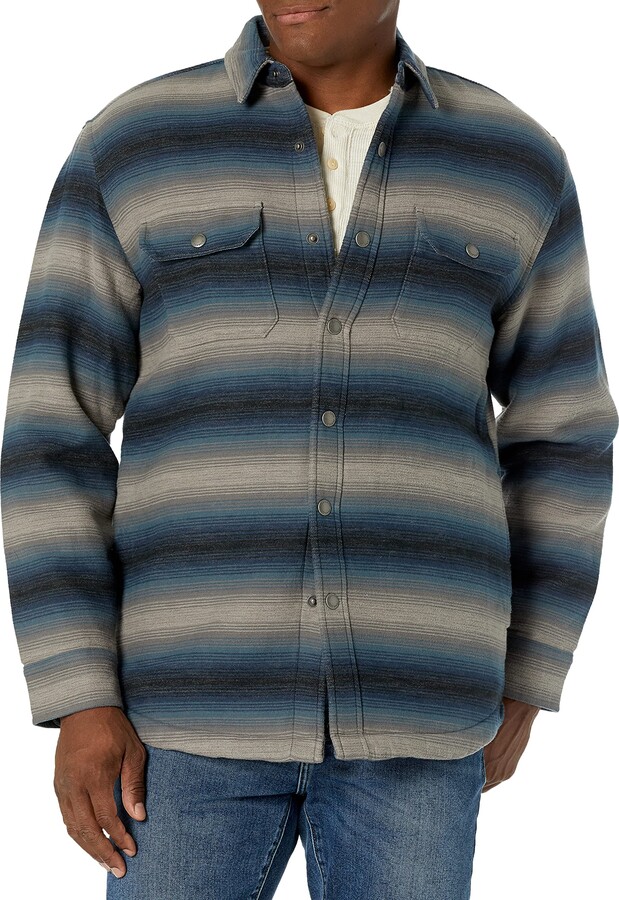 pendleton fleece lined shirt jacket