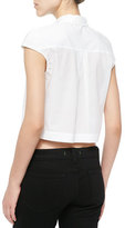 Thumbnail for your product : Elle Sasson Bichir Poplin Crop Top