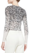 Thumbnail for your product : BCBGMAXAZRIA Agda Long-Sleeve Printed Top