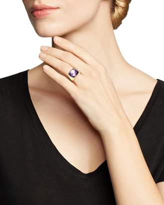 Roberto Coin 18K Rose Gold Amethyst Cocktail Ring with Diamonds