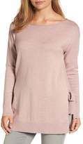 Thumbnail for your product : Caslon Side Tie Tunic Top (Regular & Petite)