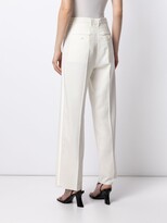 Thumbnail for your product : Ports 1961 High-Waist Double-Pleat Trousers
