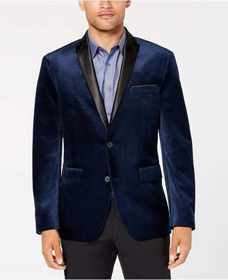 INC International Concepts Men's Regular Fit Mason Velvet Blazer, Created for Macy's