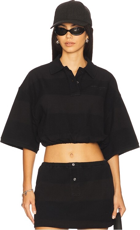 Alexander Wang Deconstructed Polo Shirt