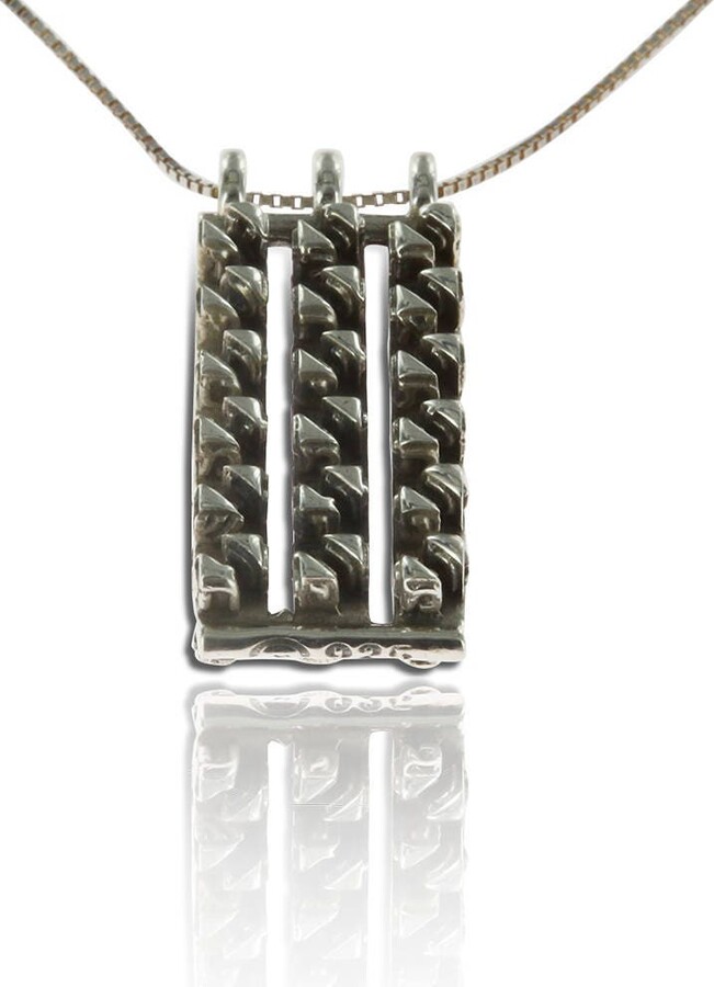 Etsy 72 Names Of God in Hebrew Silver 925 Necklace Pendant - Free Shipping