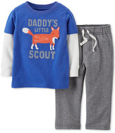 Thumbnail for your product : Carter's Toddler Boys' 2-Piece Fox Graphic Tee & Pants