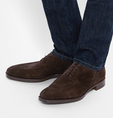 Thumbnail for your product : Edward Green Dover Suede Derby Shoes