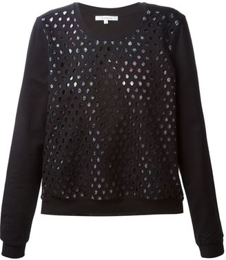 Carven perforated sweater