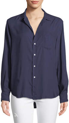 Frank And Eileen Eileen Long-Sleeve Button-Front Modal Pocket Shirt