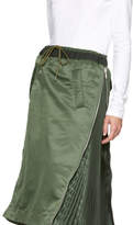Thumbnail for your product : Sacai Khaki MA-1 Skirt