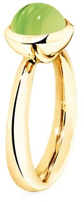 Tamara Comolli Small Bouton 18K Yellow Gold & Peridot Ring