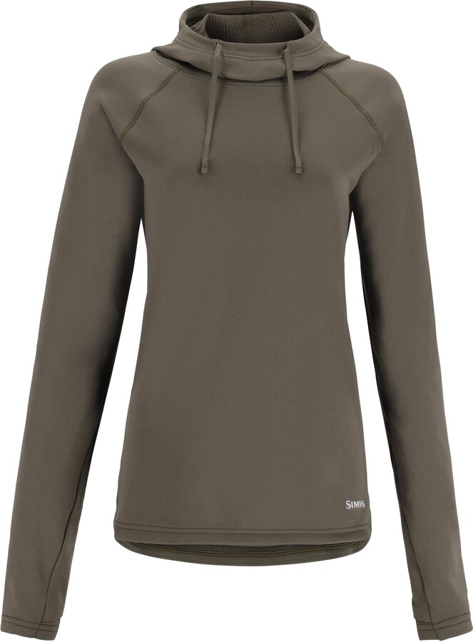 Simms W'S HEAVYWEIGHT BASELAYER HOODY LODEN M