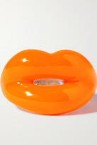 Thumbnail for your product : Hotlips - Silver And Enamel Ring - Orange