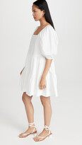Thumbnail for your product : En Saison Poplin Square Neck Mini Dress