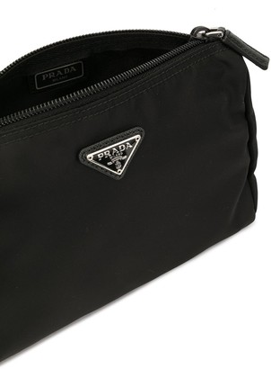 Prada Pre-Owned Triangular Logo Cosmetic Bag